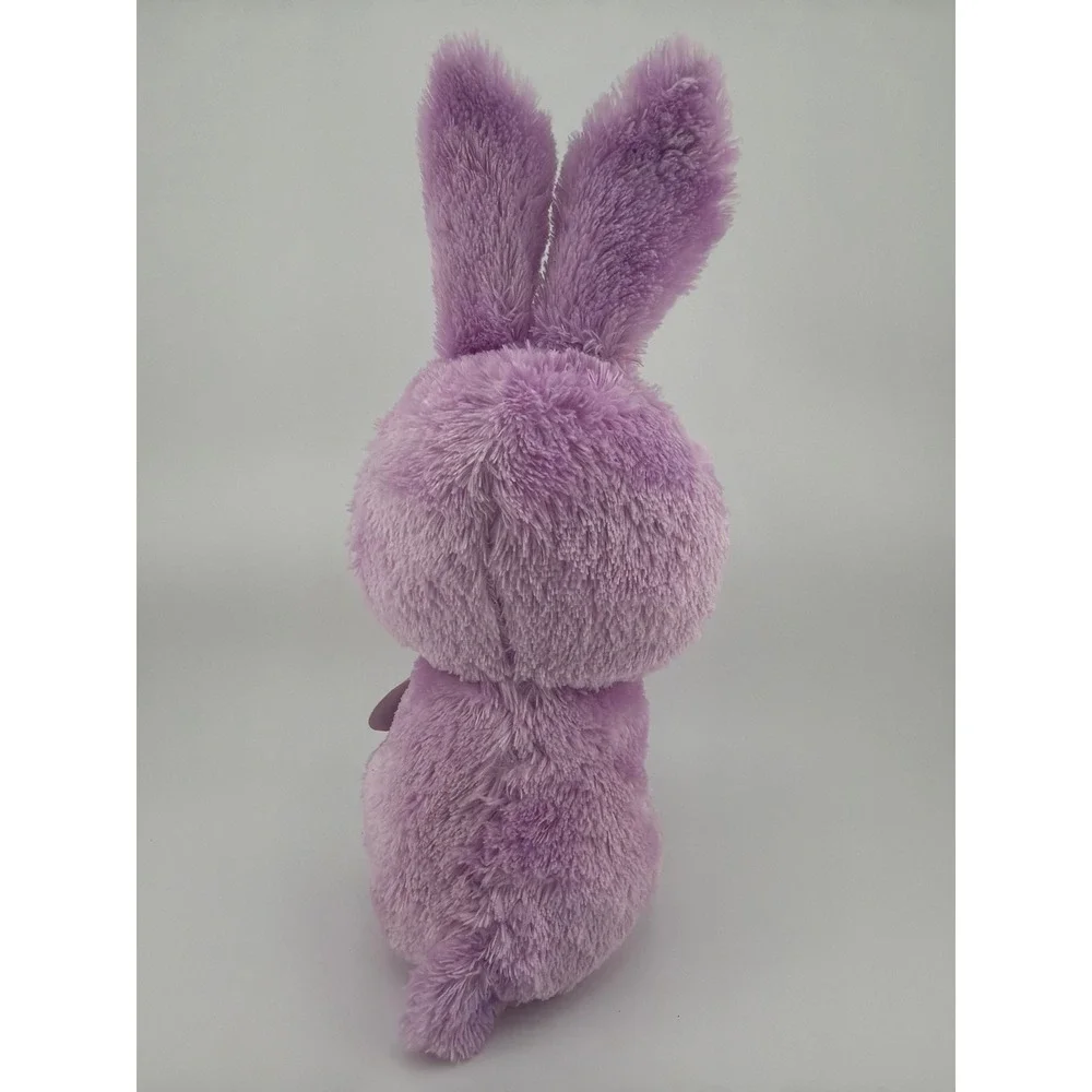 Ty Beanie Boos Fuzzy‎ Purple Bunny Rabbit Small Purple Glitter Accents Easter
